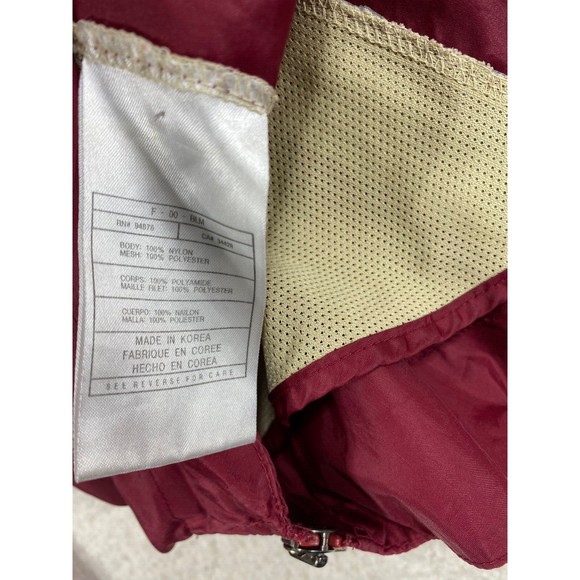 Nike‎ Team Florida State Seminoles Men’s Sz Large Red 1/4 Zip Women's Jacket - Picture 10 of 11